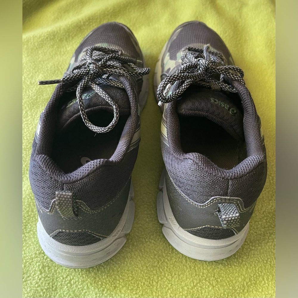 ASICS Olive Green Camo Athletic Sneakers - Picture 3 of 5
